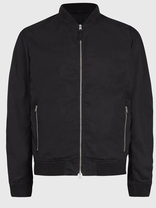 Mens Black Casual Wear Bomber Cotton Jacket