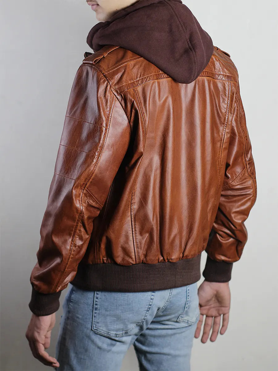 Mens Brown Leather Jacket