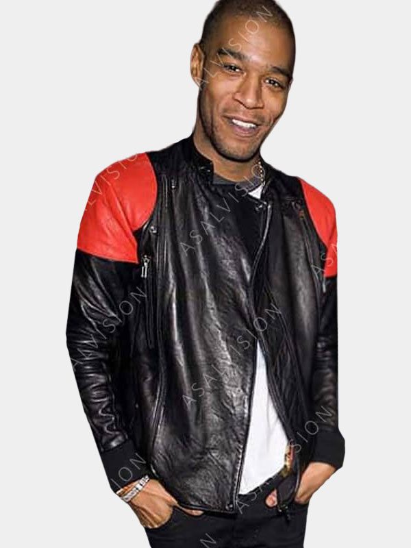 Mens Kid Cudi Leather Jacket