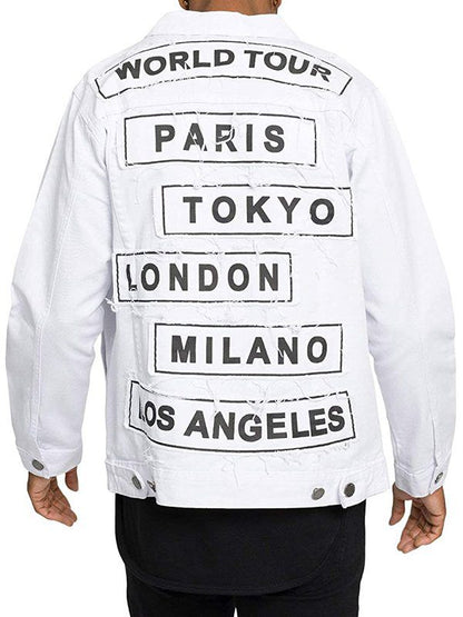 Mens Tour Denim Jacket Back