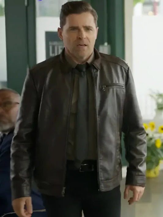 Michael Hogan Nelly Knows Mysteries A Fatal Engagement 2024 Kavan Smith Jacket