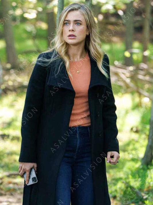 Michaela Stone Manifest Black Trench Coat