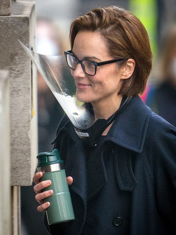 Michelle Dockery Anatomy of a Scandal Trench Black Coat