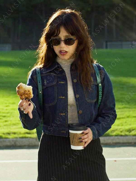 Miller’s Girl 2024 Jenna Ortega Denim Jacket