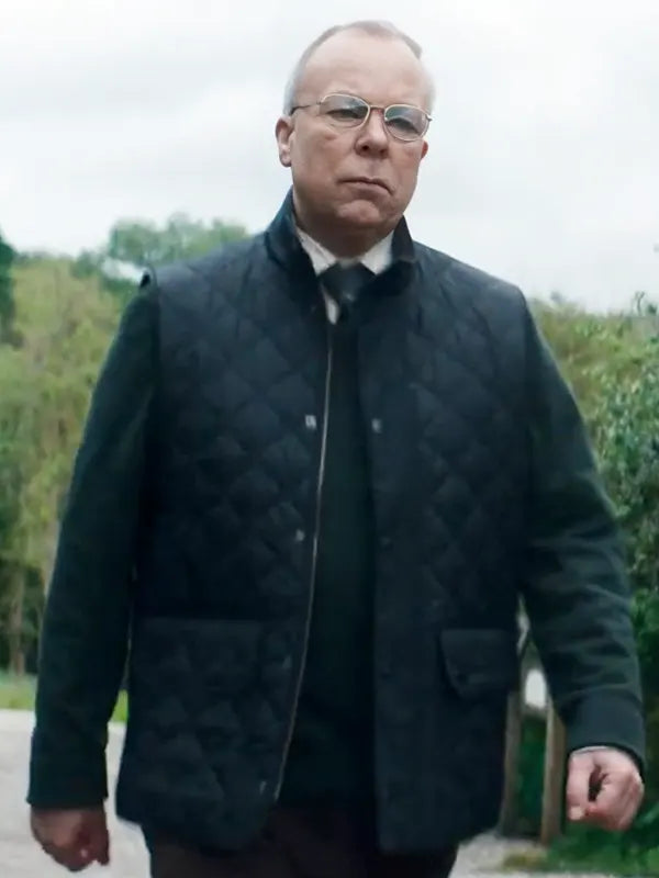 Missing You Season 1 Titus Black Quilted Vest