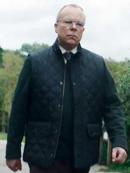 Missing You Season 1 Titus Black Quilted Vest