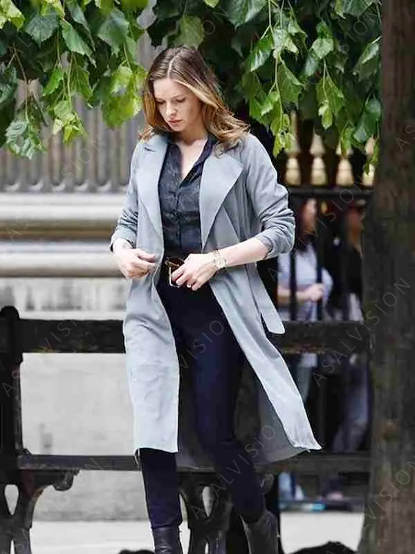Mission Impossible 6 Rebecca Ferguson Grey Trench Coat