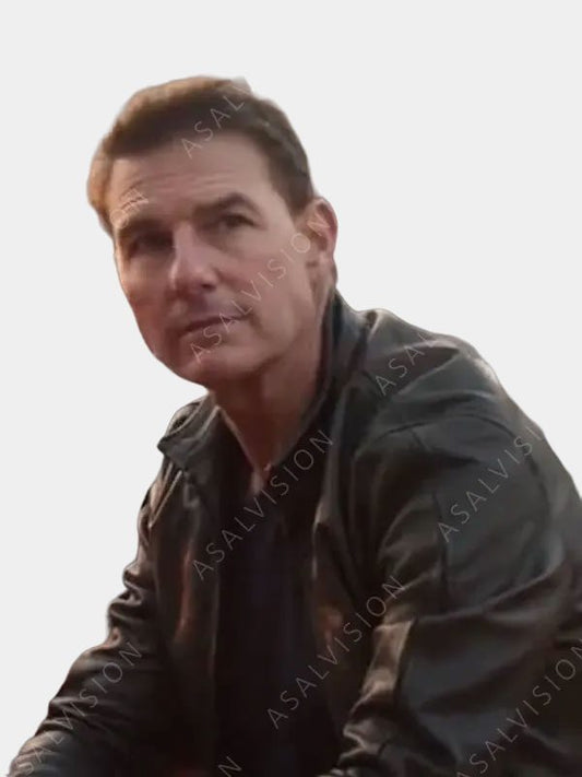 Mission Impossible 7 Dead Reckoning Tom Cruise Leather Jacket
