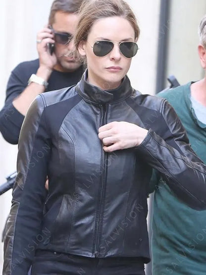 Mission Impossible Rebecca Ferguson Black Leather Jacket