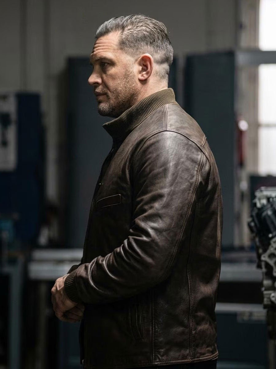 Mobland S1 Harry Da Souza Brown Leather Jacket