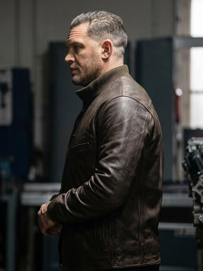 Mobland S1 Harry Da Souza Brown Leather Jacket