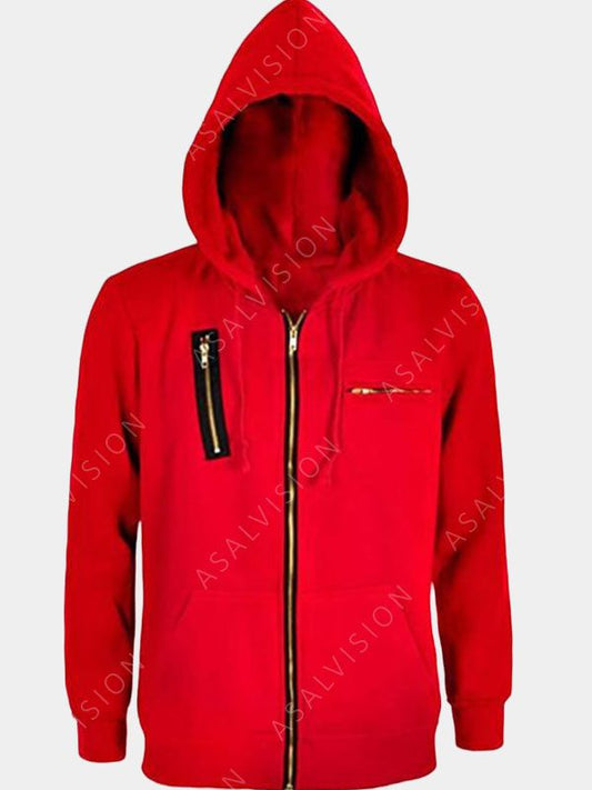 Money Heist La Casa De Papel Red Hoodie