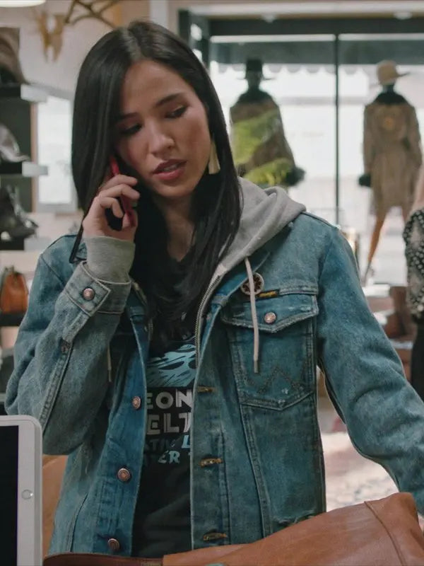 Monica Dutton Denim Blue Coat