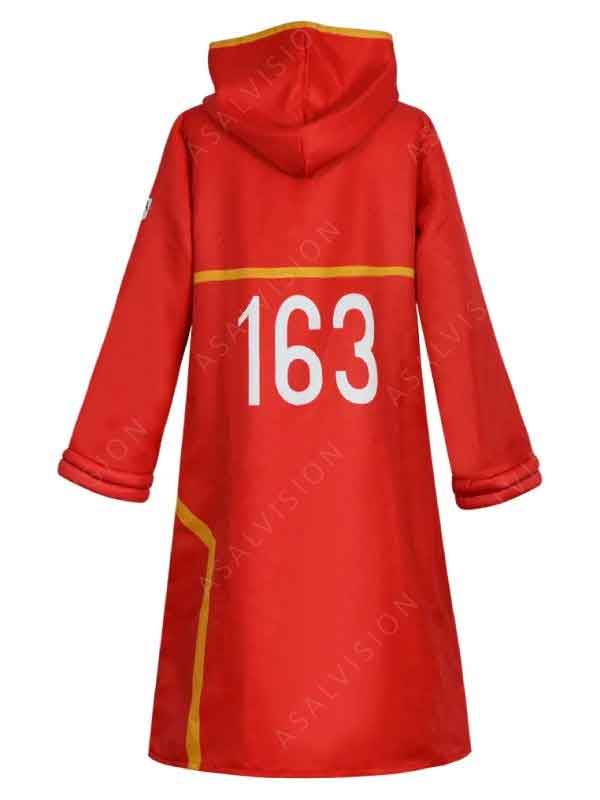 Monkey D. Luffy One Piece Mayumi Tanaka Hooded Red 163 Cotton Coat