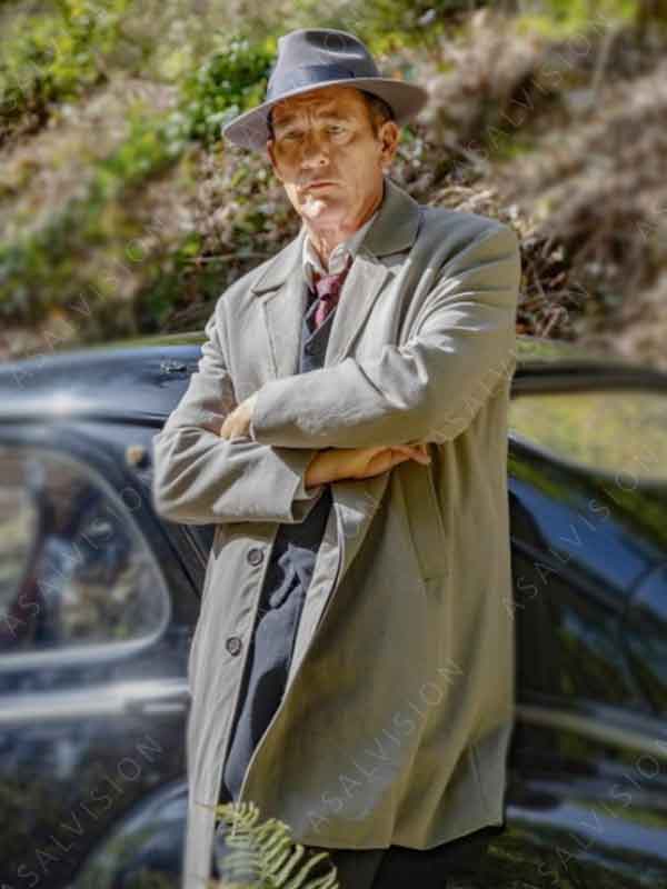 Monsieur Spade 2024 Clive Owen Trench Coat