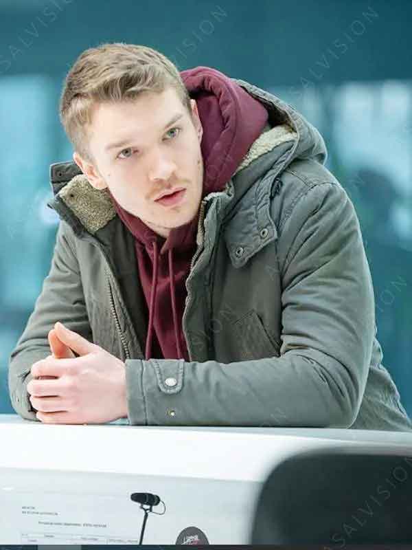 Movie April X 2024 Baxter Grey Sherpa Hooded Jacket