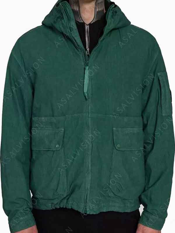 Movie Deadpool & Wolverine Ryan Reynolds Green Cotton Jacket