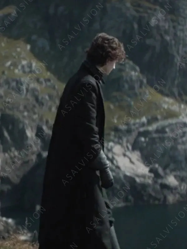 Movie Dune Timothée Chalamet Trench Black Coat