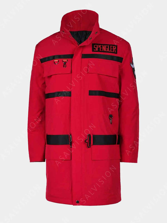 Movie Ghostbusters Frozen Empire Paul Rudd Red Jacket