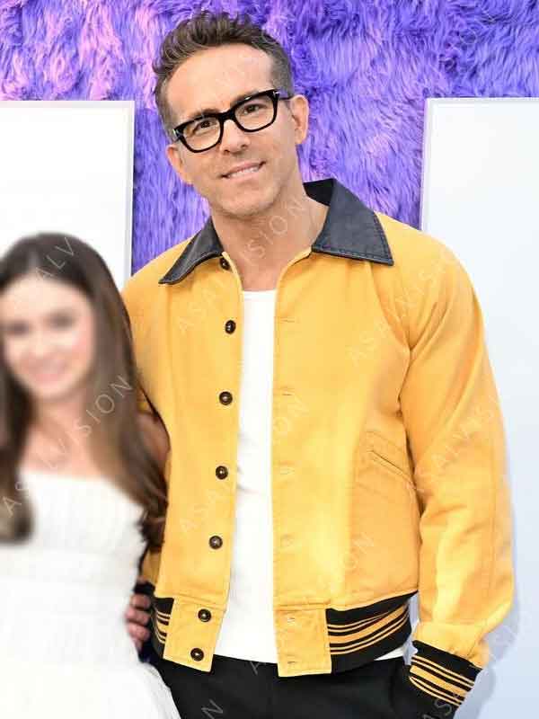 Movie IF 2024 Premiere Cal Yellow Bomber Cotton Jacket