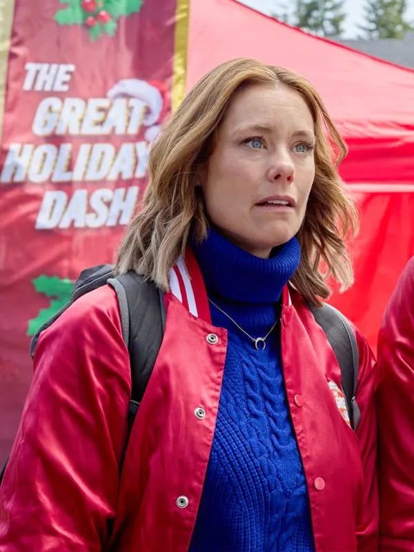 Movie Jingle Bell Run 2024 Avery Red Jacket