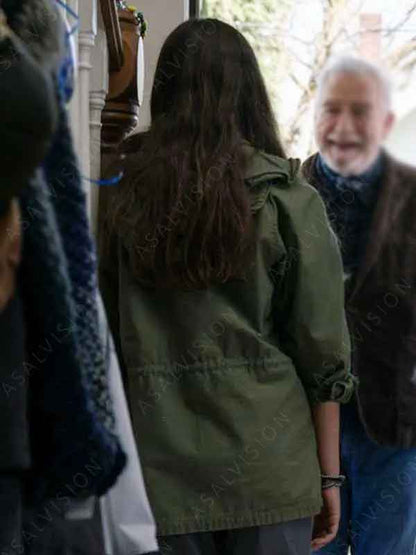 Movie Little Wing 2024 Brooklynn Prince Green Hooded Jacket