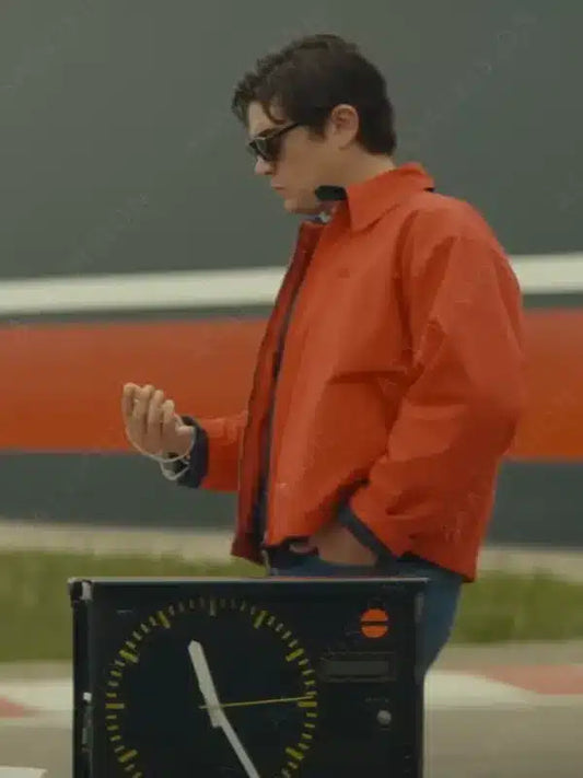 Race for Glory Audi vs. Lancia Riccardo Scamarcio Orange Jacket