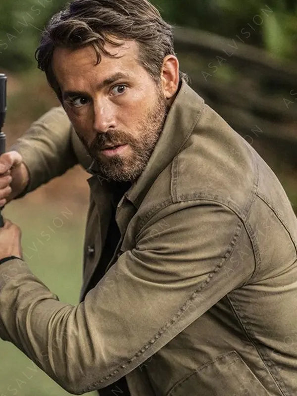 Movie The Adam Project Ryan Reynolds Cotton Jacket