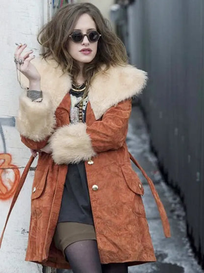 Mr Robot Darlene Shearling Coat