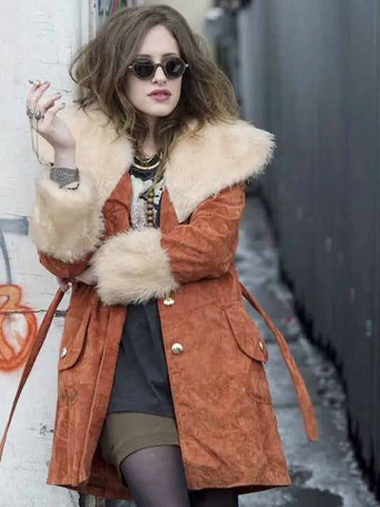 Mr Robot Darlene Shearling Coat