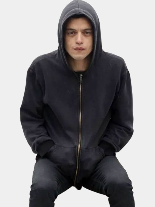 Mr Robot Elliot Alderson Black Hooded Jacket
