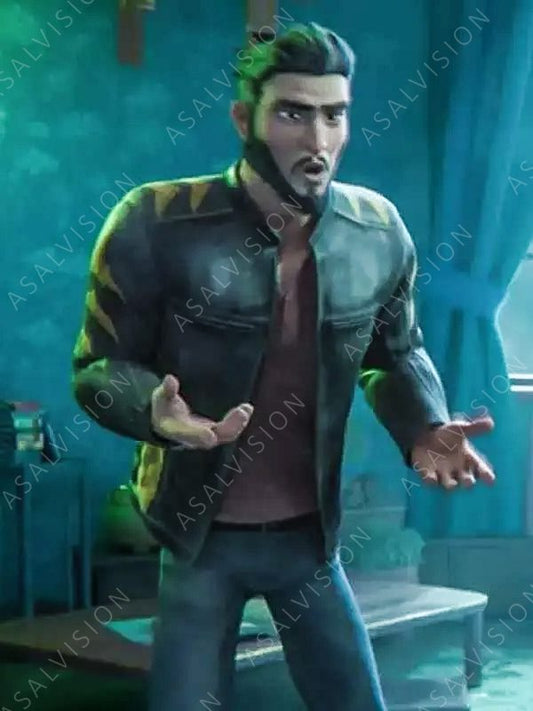 Mr. Hu The Tiger’s Apprentice 2024 Leather Jacket