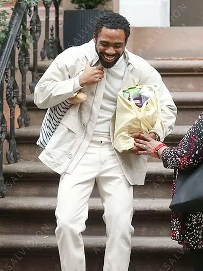 Mr. & Mrs. Smith 2024 John Smith White Cotton Jacket