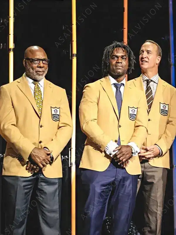 NFL Hall of Fame Enshrinee 2023 Pro Football Gold Blazer Jacket