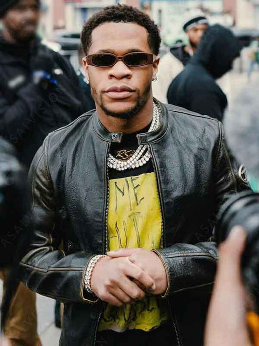 NYC 2024 Devin Haney Leather Jacket