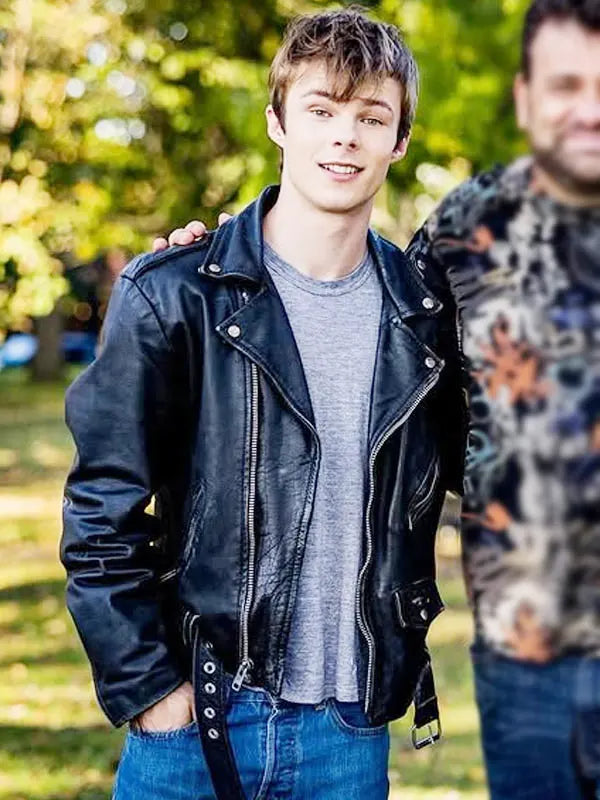 Brave the Dark 2024 Nathan Williams Black Leather Jacket