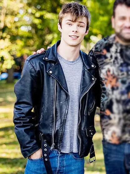 Brave the Dark 2024 Nathan Williams Black Leather Jacket