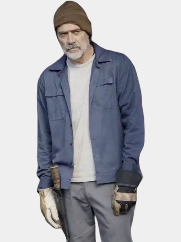 Negan The Walking Dead Blue Cotton Jacket