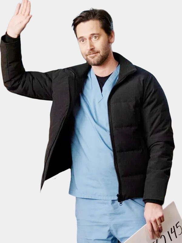 New Amsterdam Ryan Eggold Puffer Jacket
