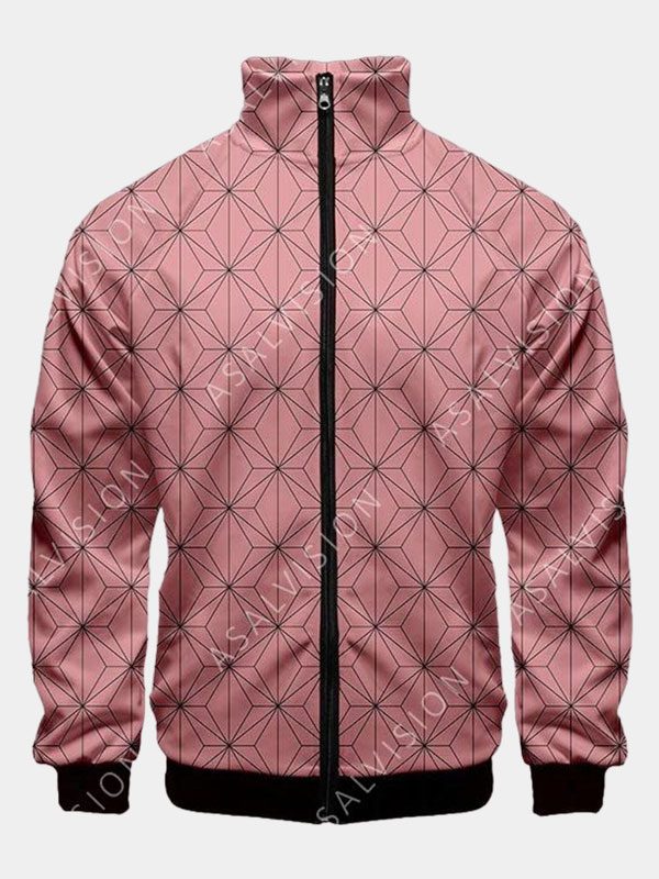 Nezuko Demon Slayer Pink Jacket