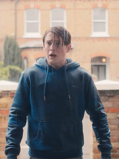 Nick Nelson TV Series Heartstopper Kit Connor Blue Hoodie