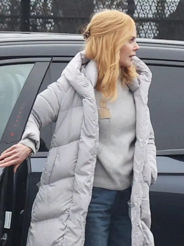 Nicole Kidman Babygirl 2024 Romy Puffer Coat With Hood