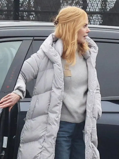 Nicole Kidman Babygirl 2024 Romy Puffer Coat With Hood