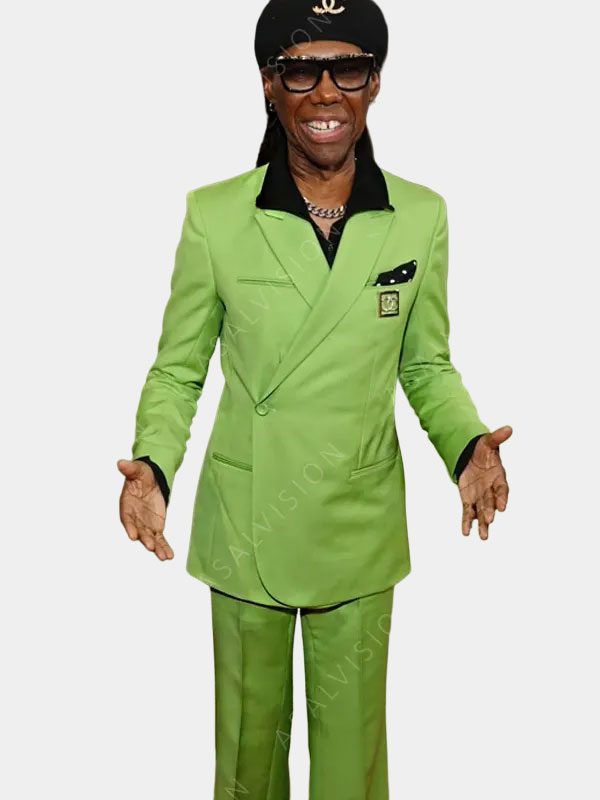 Nile Rodgers Grammys 2023 Green Blazer