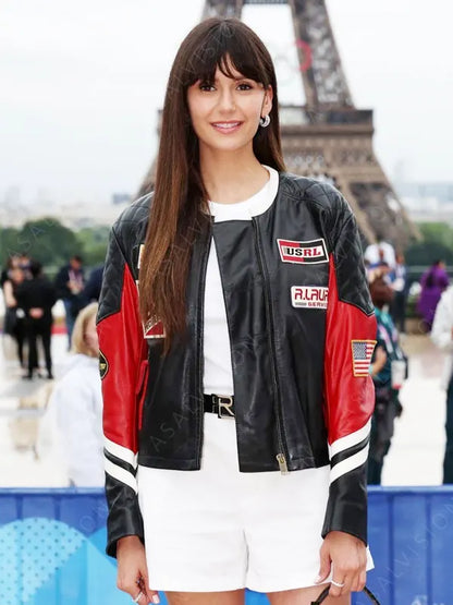 Nina Dobrev Olympics 2024 Jacket