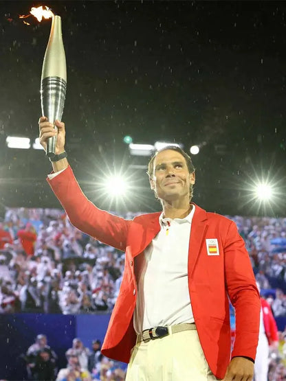 Olympic Games Paris 2024 Rafael Nadal Red Blazer