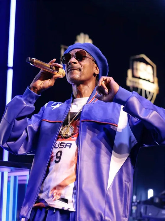 Olympic Games Paris 2024 Snoop Dogg Purple Jacket