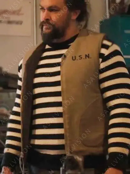 On The Roam Jason Momoa Brown USN Vest