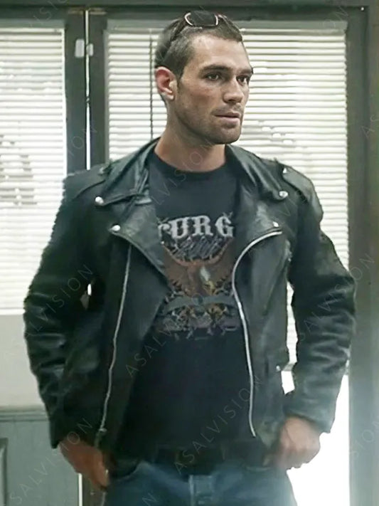 One Fast Move 2024 Wes Neal Leather Black Jacket