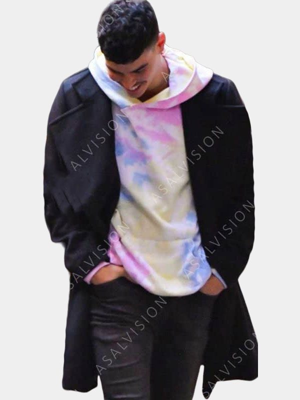 Only Murders In The Building Aaron Dominguez Black Coat